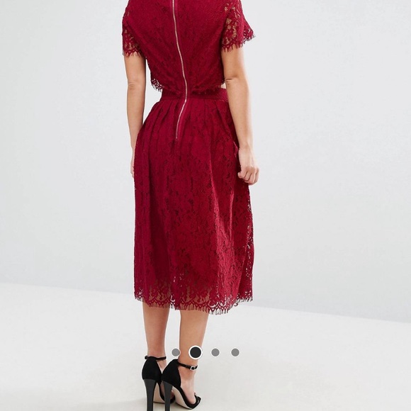 True Decadence brand (ASOS) Petite Lace Skater - Picture 6 of 6